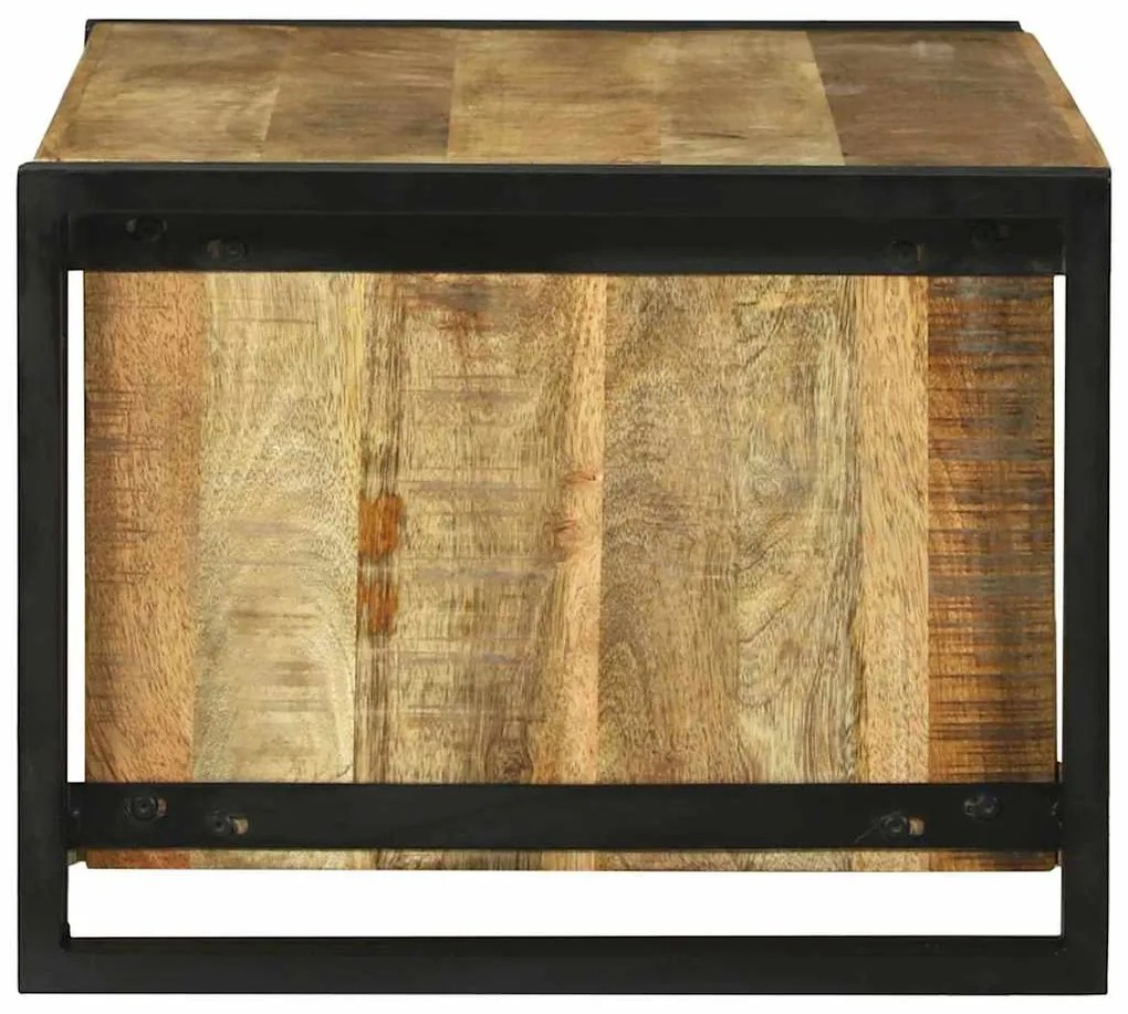 Mesa de Centro 90x50x38 cm Madeira Sólida Rústica
