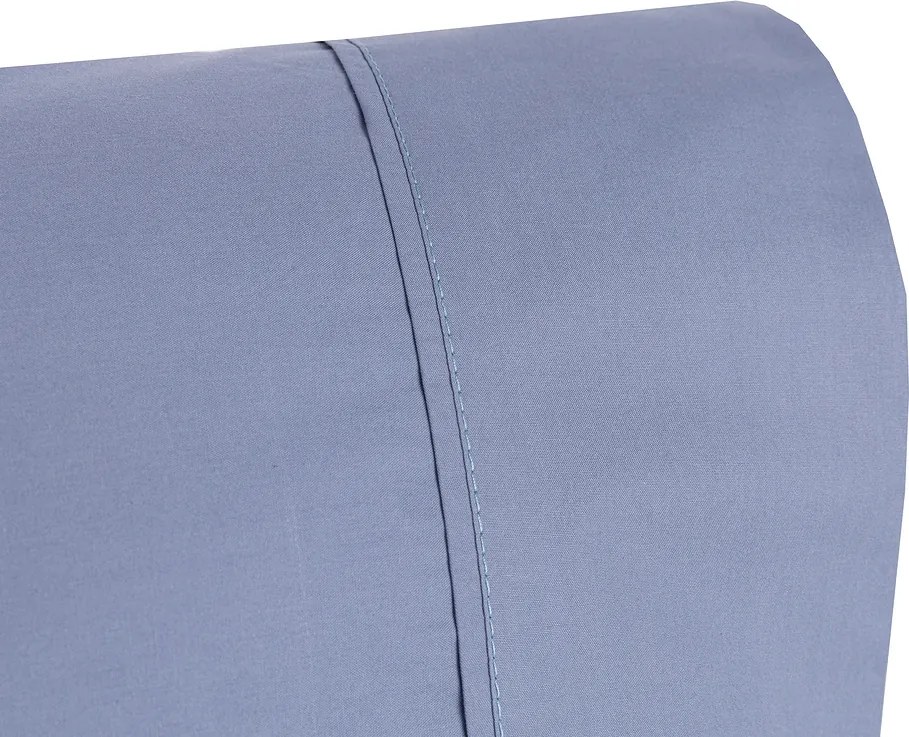 Marbella 160x200 cm - Jogo de lençóis 100% algodão percal 200 fios: Verde 1 lençol capa ajustavel 160x200+30 cm + 1 lençol superior 240x290 cm + 2 fronhas 50x70 cm fecha com pala interna