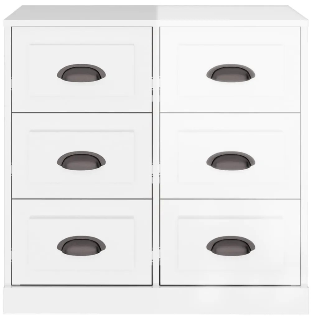 Aparador 70x35,5x67,5 cm derivados de madeira branco brilhante