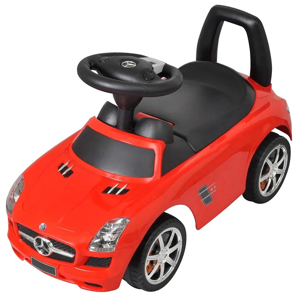 Carro para crianças a pedais vermelho
