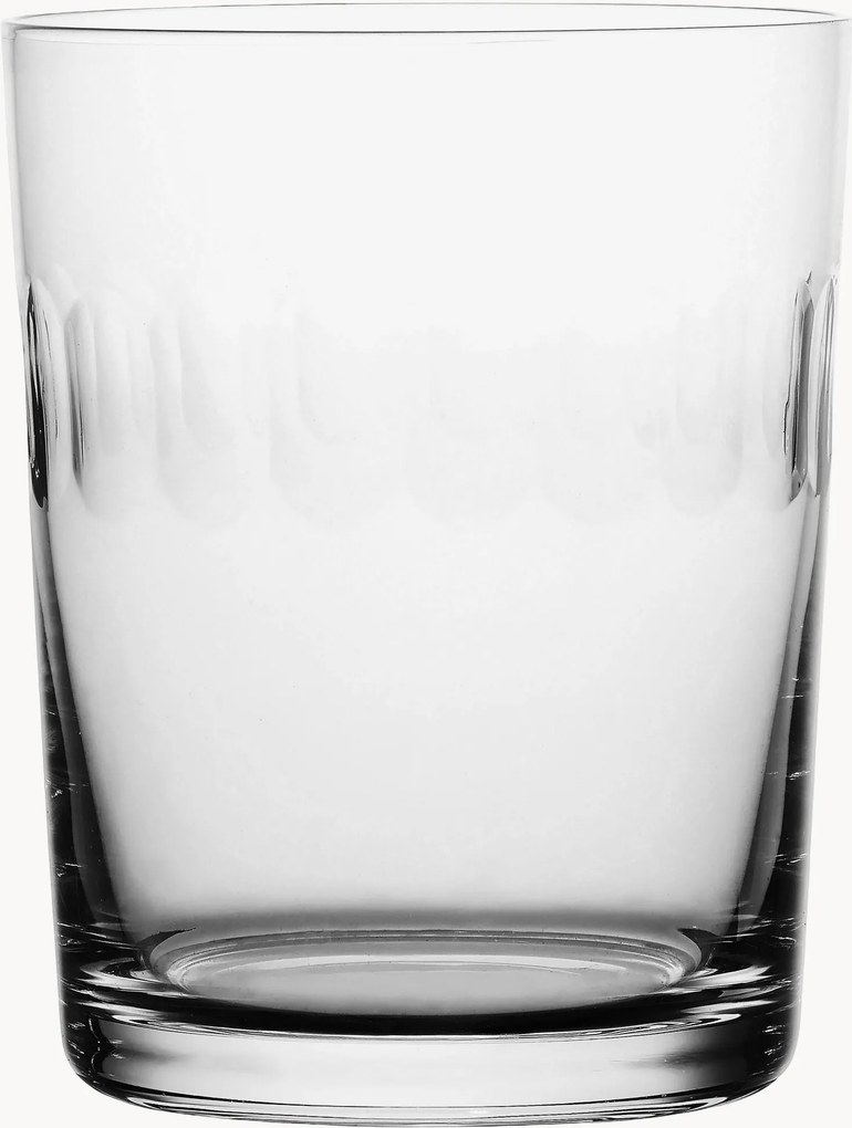 Copos em cristal artesanal Lens, conjunto de 4