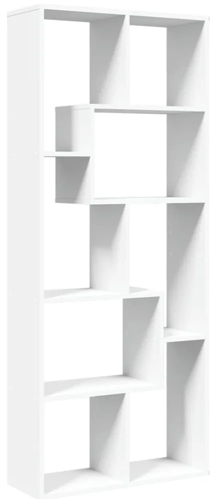 Estante divisória 67x25x161,5 cm derivados de madeira branco