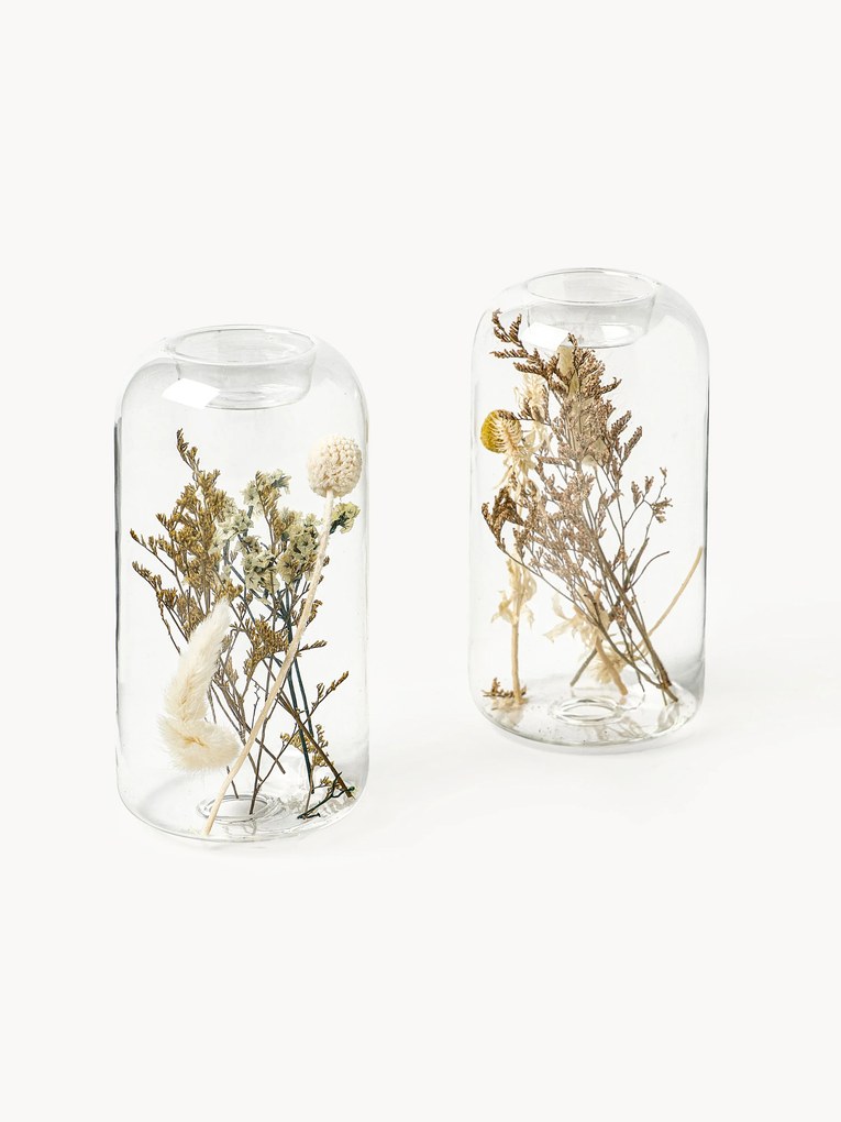 Suporte para velas com flores secas Eleonora, 2 uni.