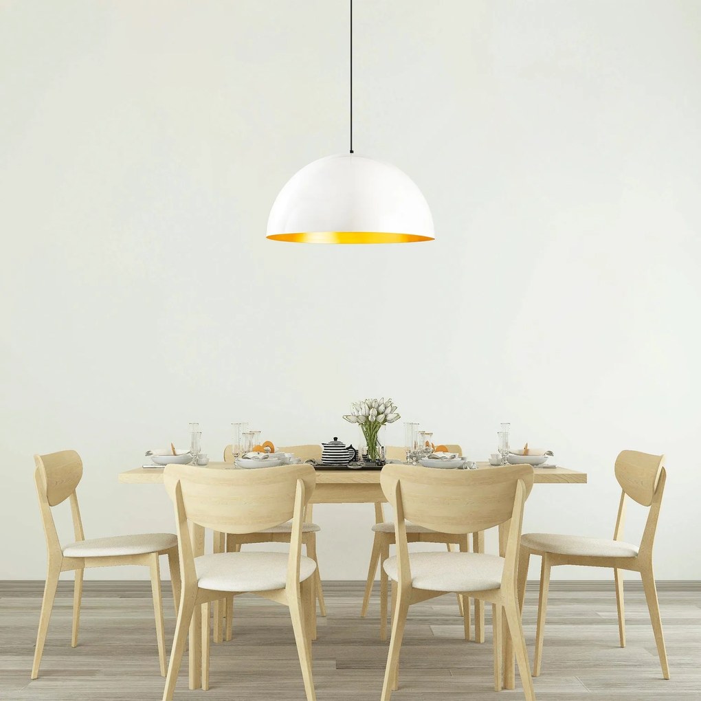 Candeeiro de Teto Berceste – Branco – 60 x 60 cm