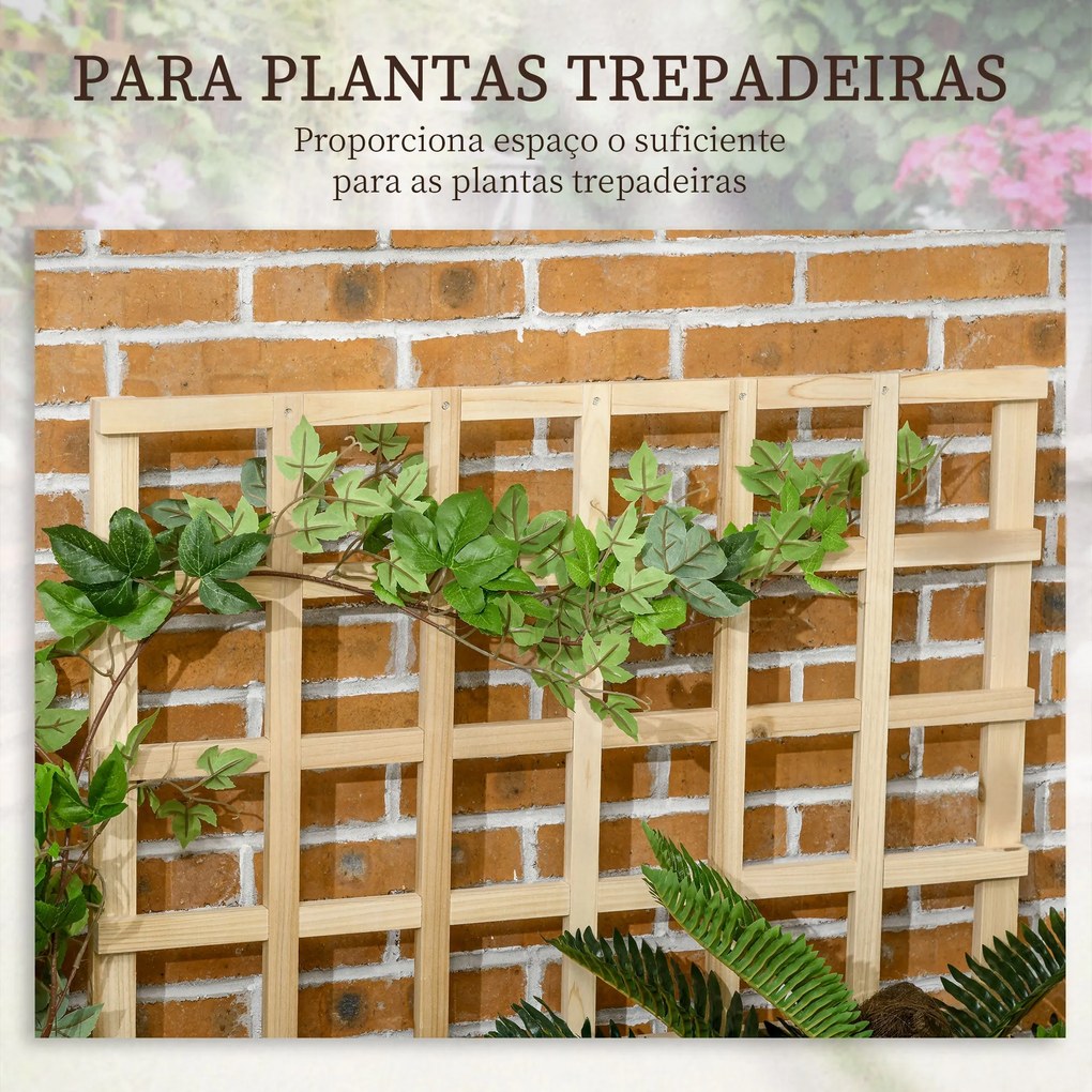 Floreira de 3 Níveis com Treliça Hortal Vertical com Tecido não Tecido