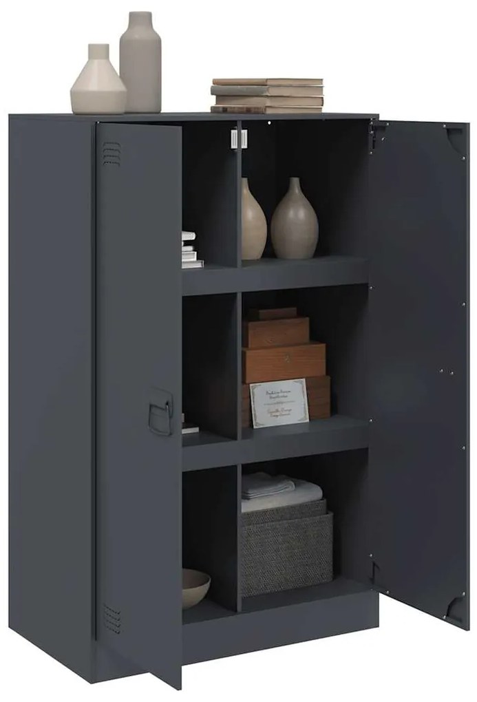 Aparador 67x39x107 cm aço antracite