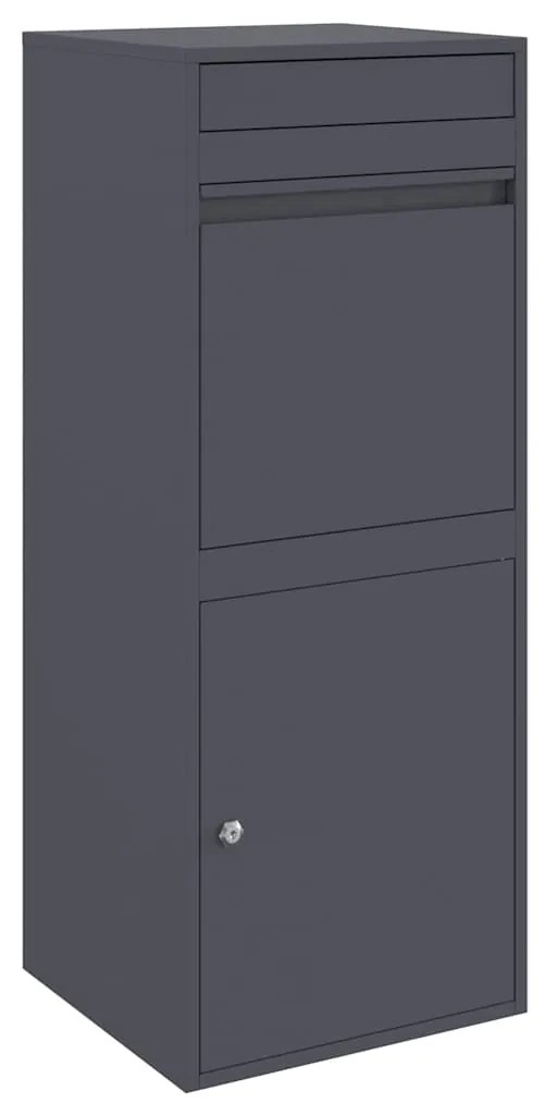 Caixa para entrega de pacotes Antracite 41 x 38 x 103 cm Aço