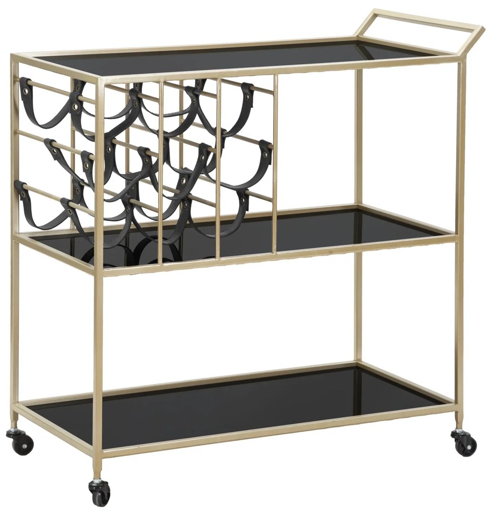 CARRINHO DE CORDA PRETO CM 79X39.5X82