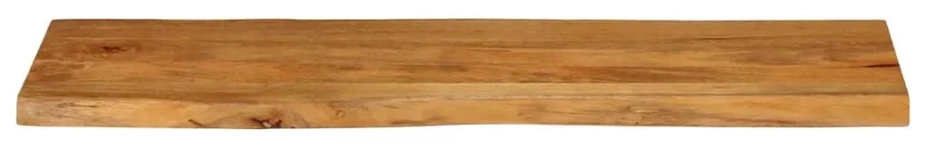 Tampo de mesa c/ borda viva 120x40x2,5 cm mangueira maciça