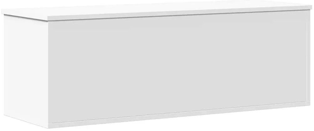 Caixa de arrumação 102x35x35 cm derivados de madeira branco