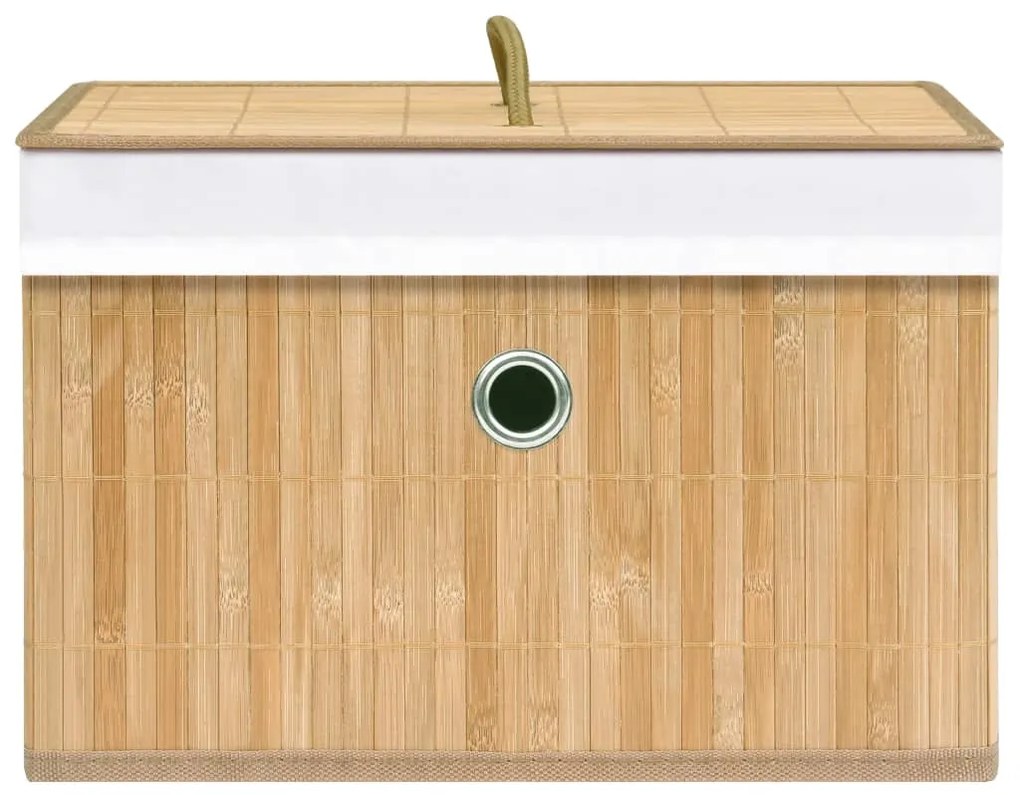 Caixas de arrumação 4 pcs bambu