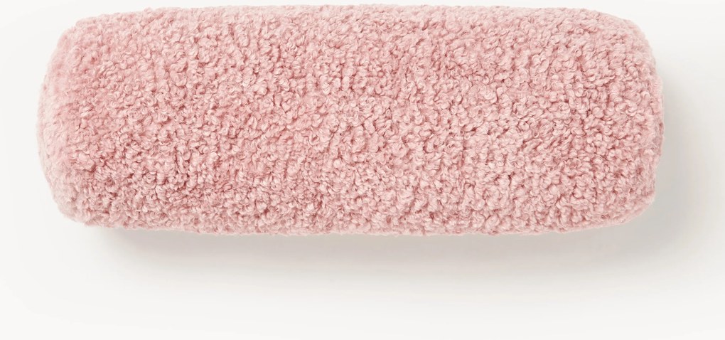 Almofada de rolo em teddy Dotty