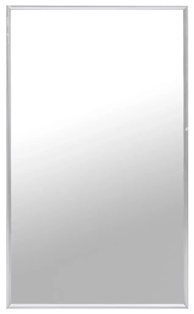vidaXL Espelho 100x60 cm prateado