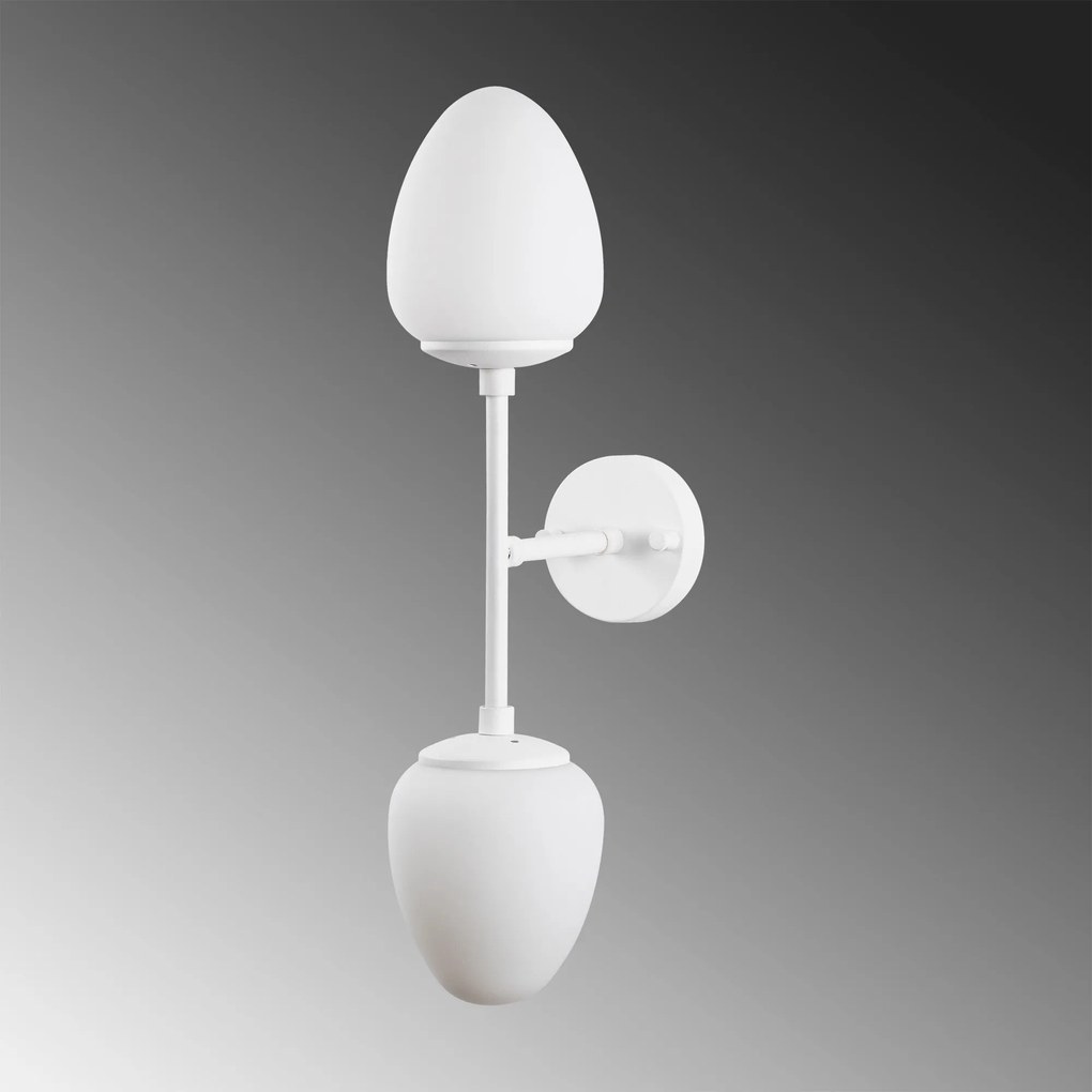 Aplique de Parede Camflo – Branco – 12 x 23 x 56 cm