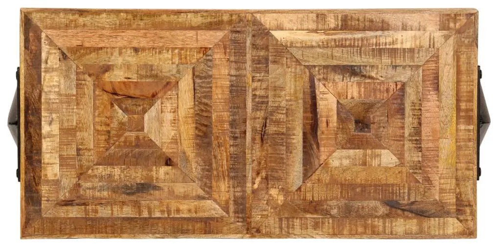 Mesa consola madeira de mangueira maciça 80x40x75 cm