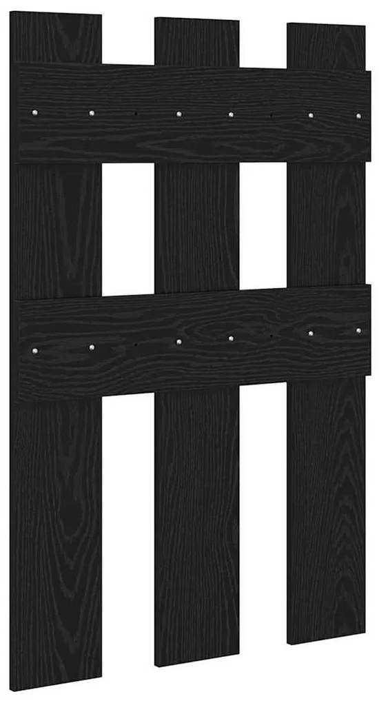 Cabideiro de Parede Carvalho preto 65 x 3 x 100 cm