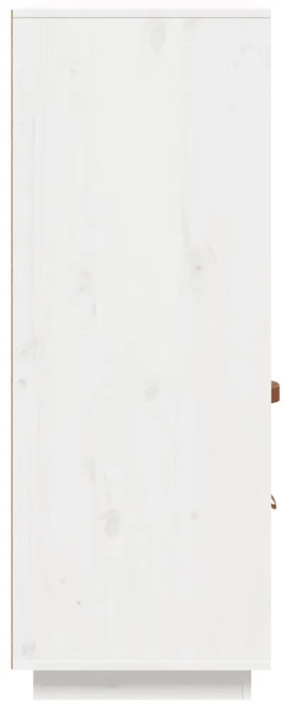 Aparador alto 100x40x108,5 cm pinho maciço branco