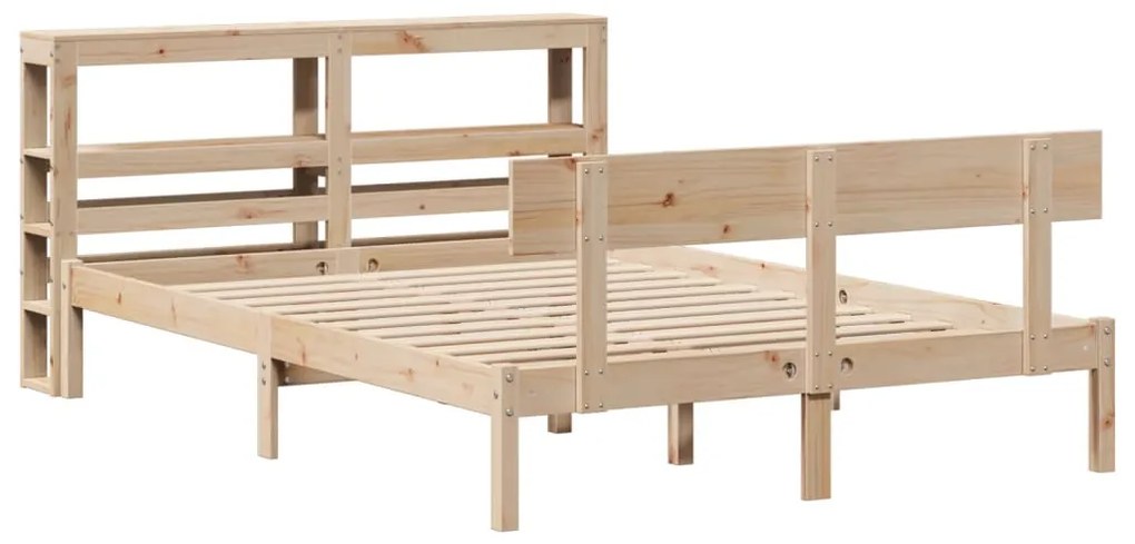 Cama sem colchão 160x200 cm madeira de pinho maciça