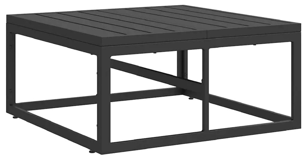 Conjunto de Sofá de Jardim 10 pcs Preto 70 x 70 x 32 cm