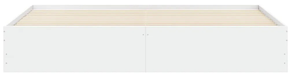 Estrutura de cama c/ gavetas 180x200cm derivados madeira branco
