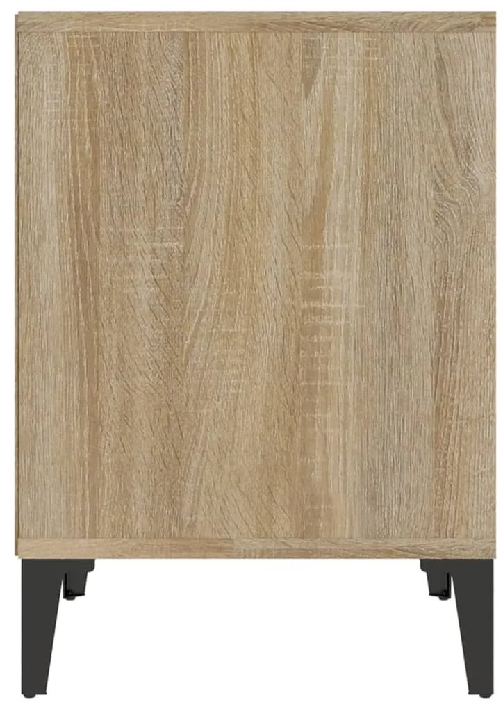 Mesas de cabeceira 2 pcs 40x35x50 cm carvalho sonoma