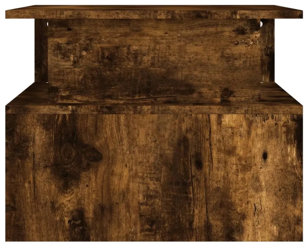 Mesa de centro 90x55x42,5cm derivados madeira carvalho fumado