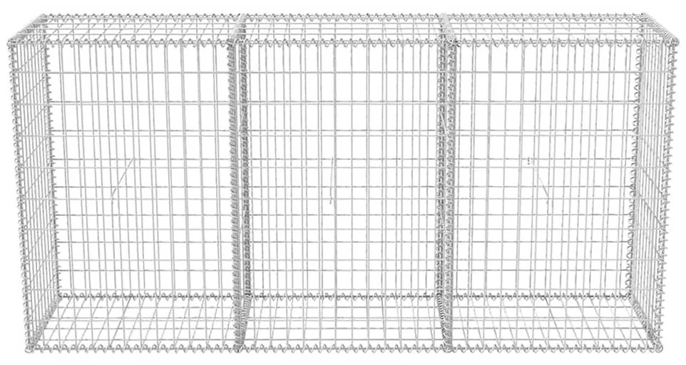Cesto gabião aço galvanizado 200x50x100 cm