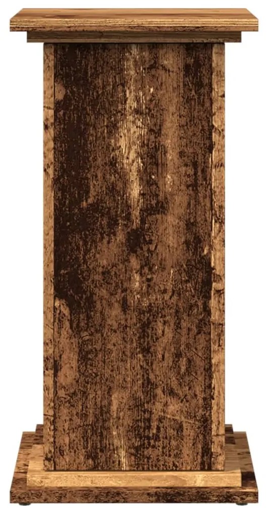 Suporte expositor c/ arrumação derivados madeira madeira velha