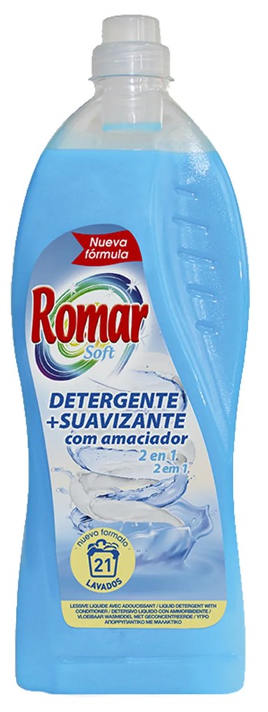 Detergente Líquido Romar 2 Em 1 1500ml