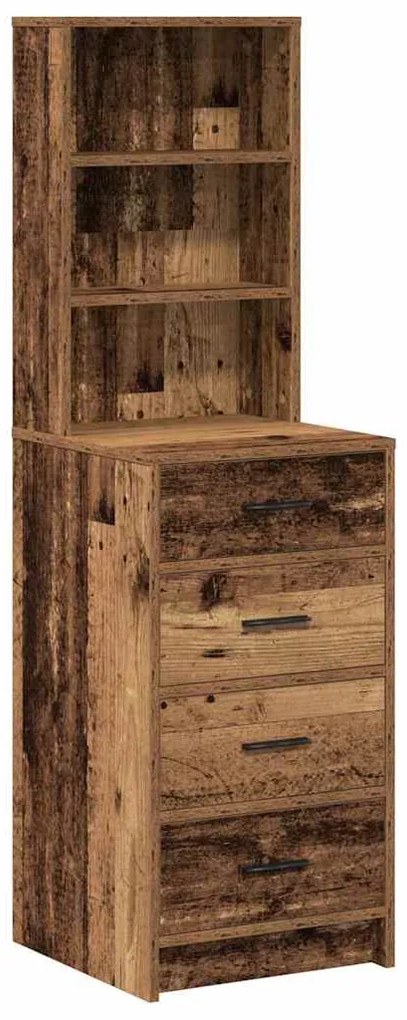 Highboard Madeira Velha 40x41x135 cm Madeira Engenharia