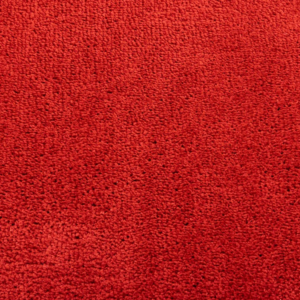Tapete de pelo curto OVIEDO 100x200 cm vermelho