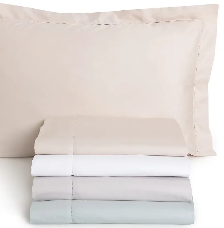 Cama 180x200 cm - Jogo de lençóis 100% algodón cetim 300 fios: Verde