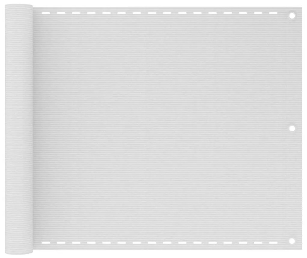 Tela de varanda 75x300 cm PEAD branco