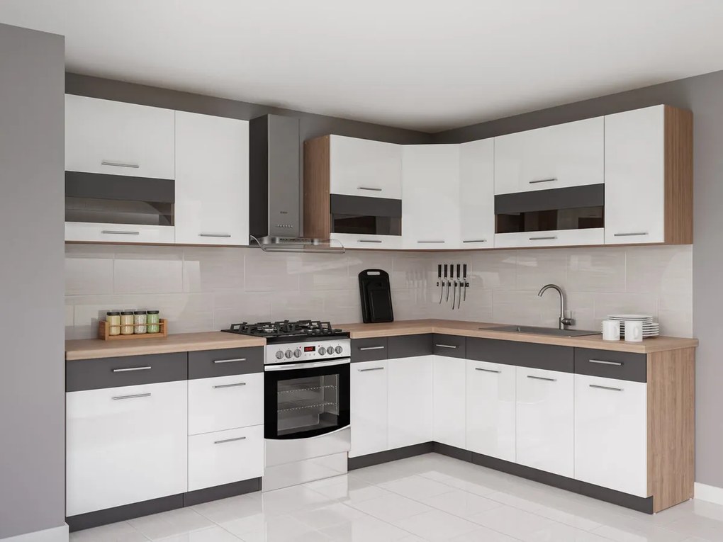Conjunto de cozinha modular Mode White 131