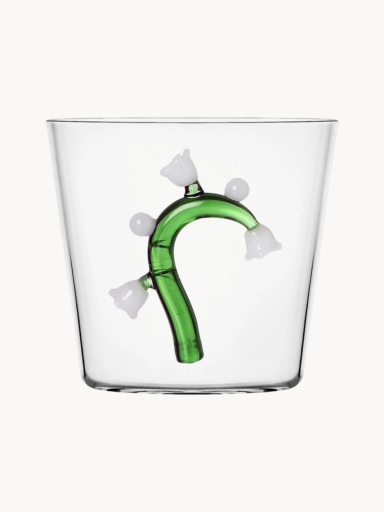 Copo em borosilicato artesanal Botanica
