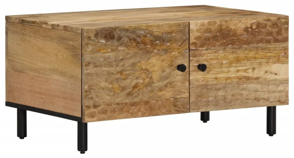 vidaXL Mesa de centro 80x50x40 cm madeira de mangueira maciça