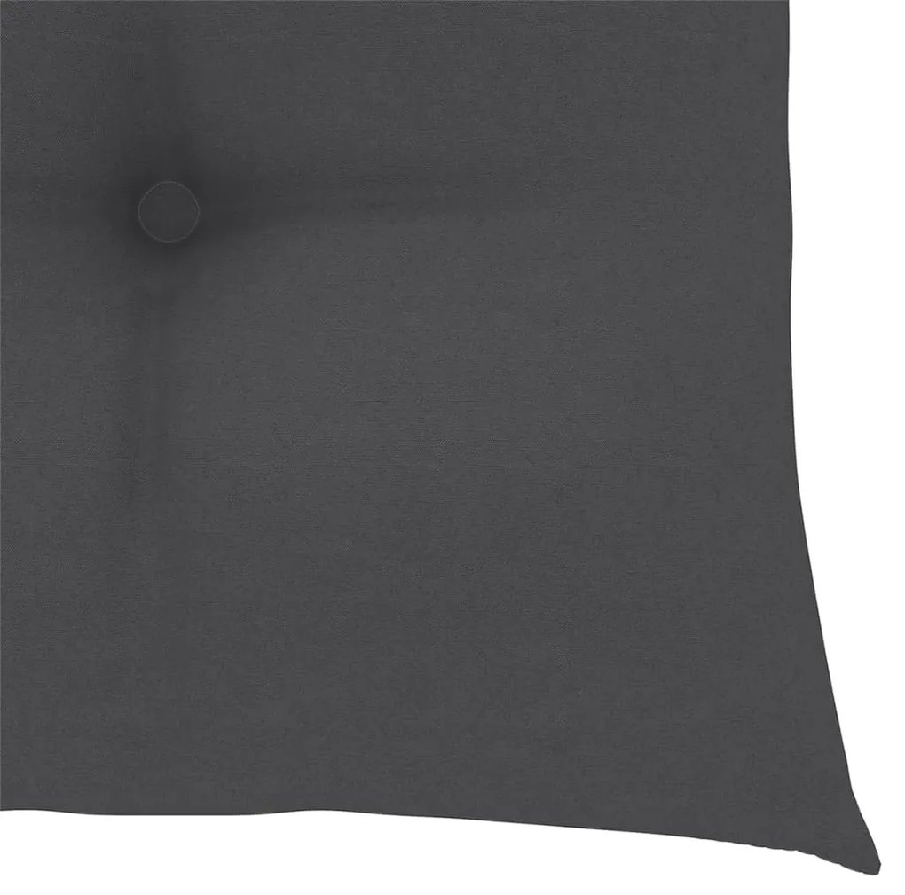 Cadeiras de jardim dobráveis c/ almofadões 4 pcs teca maciça
