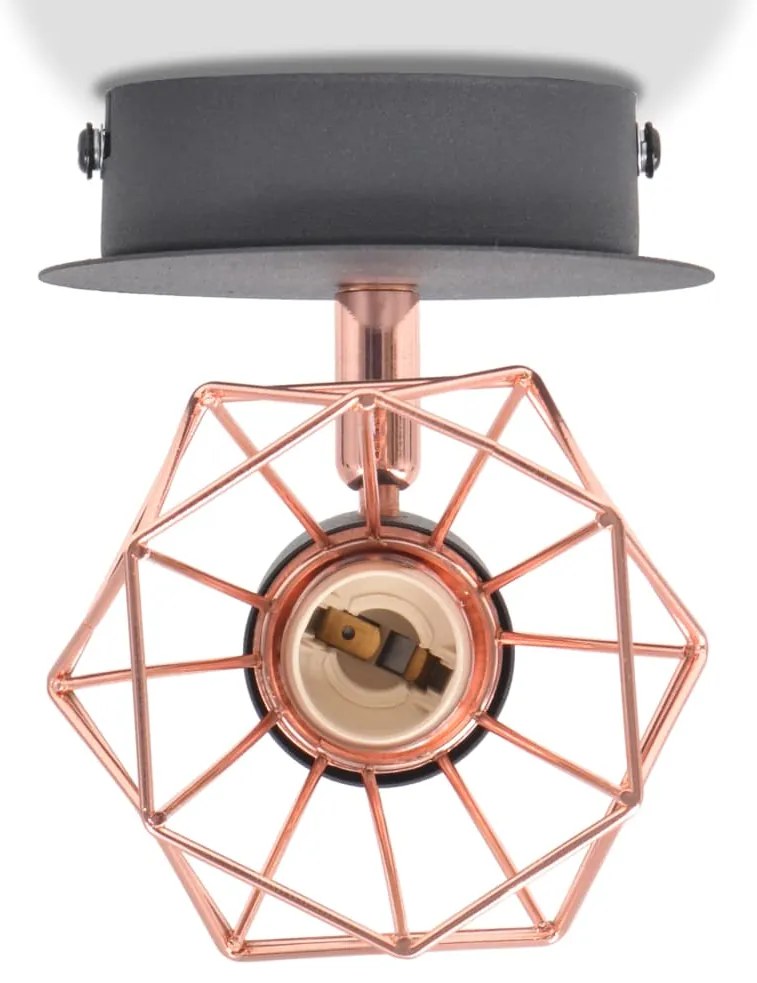 Candeeiros de parede 2 pcs c/ 2 lâmpadas filamentos LED 8 W