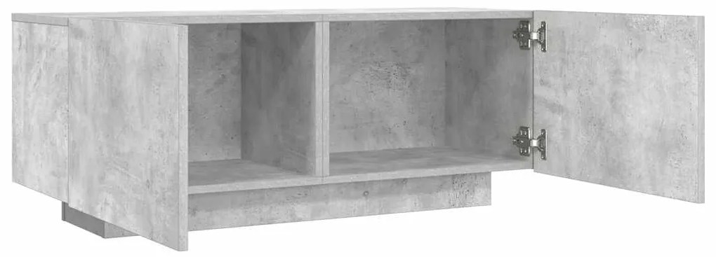Móvel p/ TV 100x35x40cm madeira processada cinzento cimento