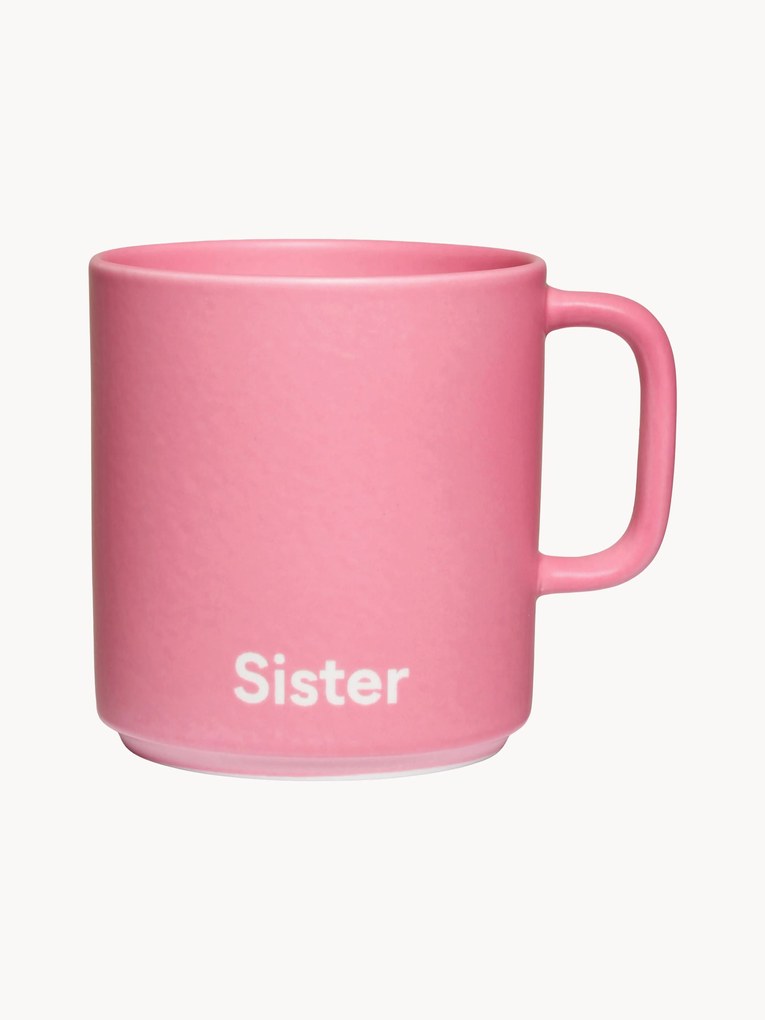 Caneca de design com inscrição Favourite SISTER