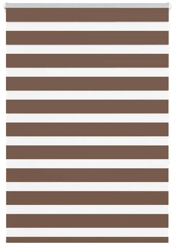 vidaXL Cortina de zebra 110x150 cm largura do tecido 105,9cm poliéster