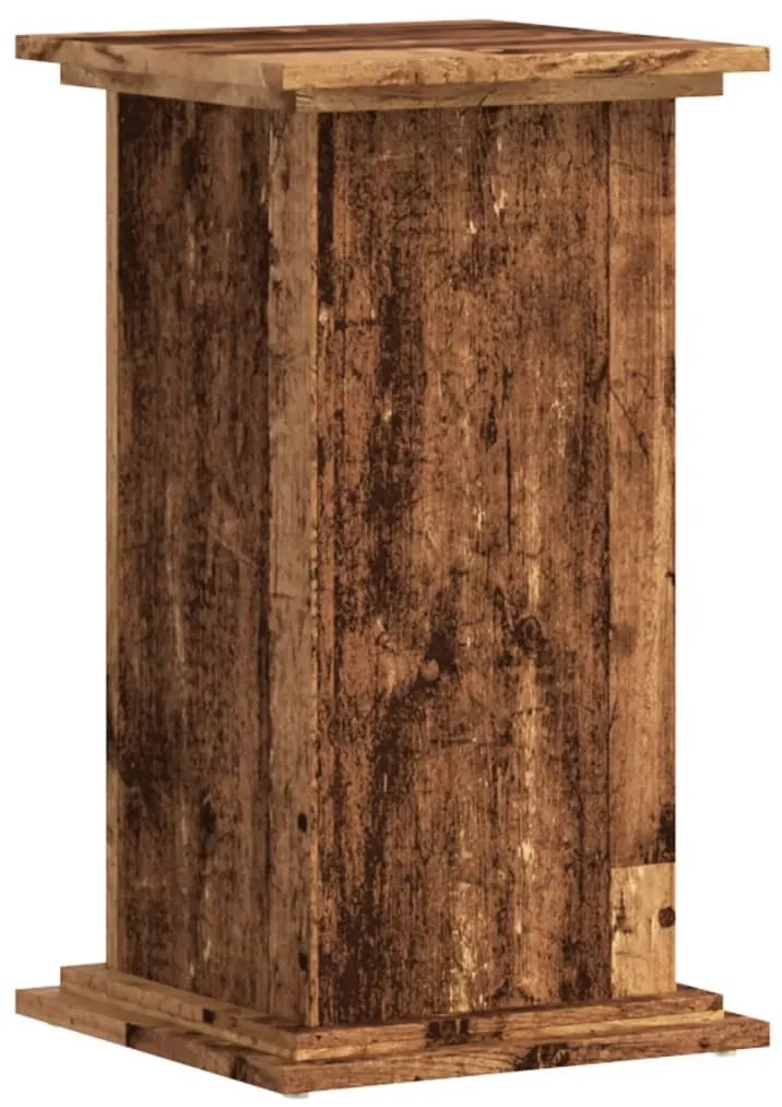 Suporte p/ plantas 33x33x60 cm derivados madeira madeira velha