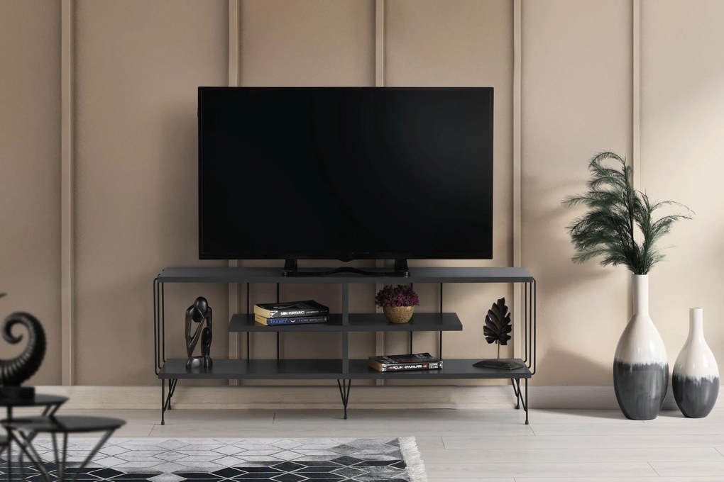 Móvel TV Eze – Antracite – 120x44,5x30 cm