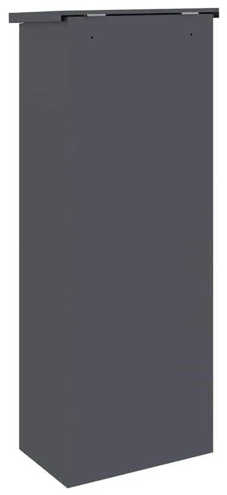 Caixa para entrega de pacotes Antracite 44,5 x 29 x 110,5 cm