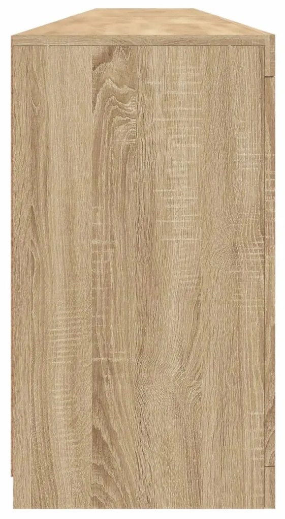 Aparador com luzes LED 283x37x67 cm carvalho sonoma