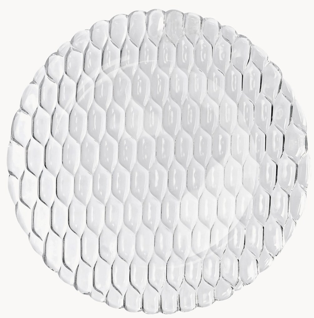 Pratos de jantar com padrão estruturado Jellies, conjunto de 4