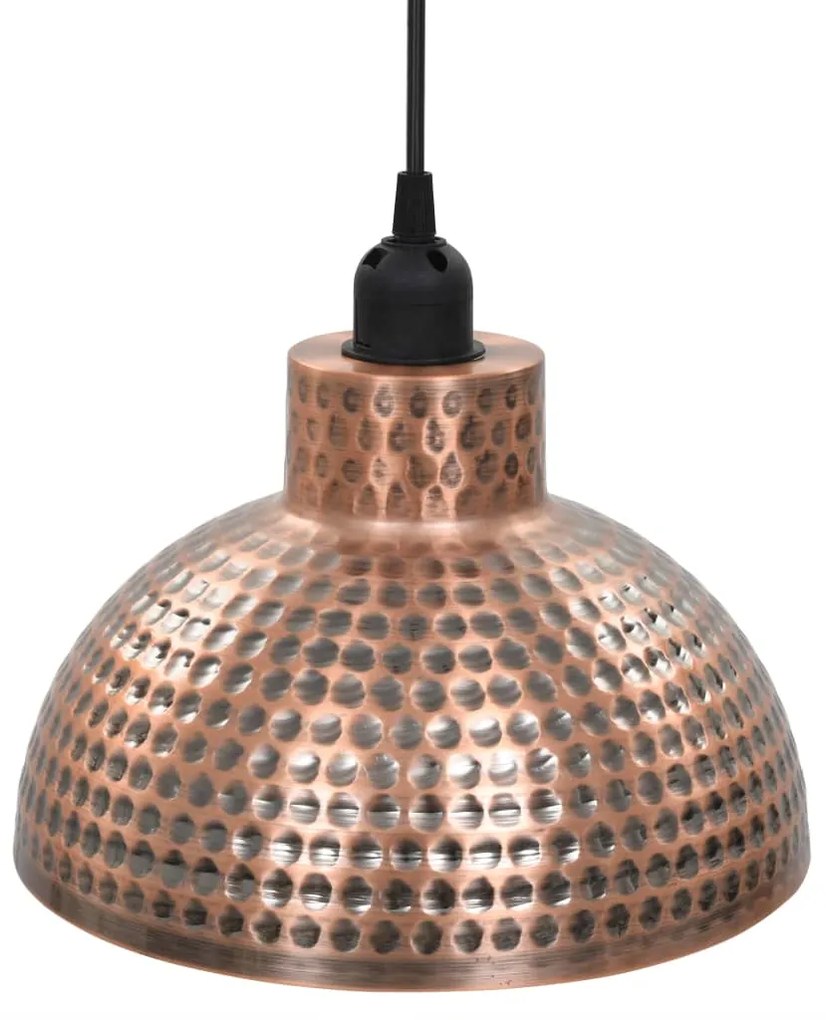 Lâmpadas de teto, 2 pçs semi-esféricas, cobre