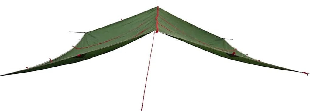Lona de campismo 420x440 cm impermeável verde