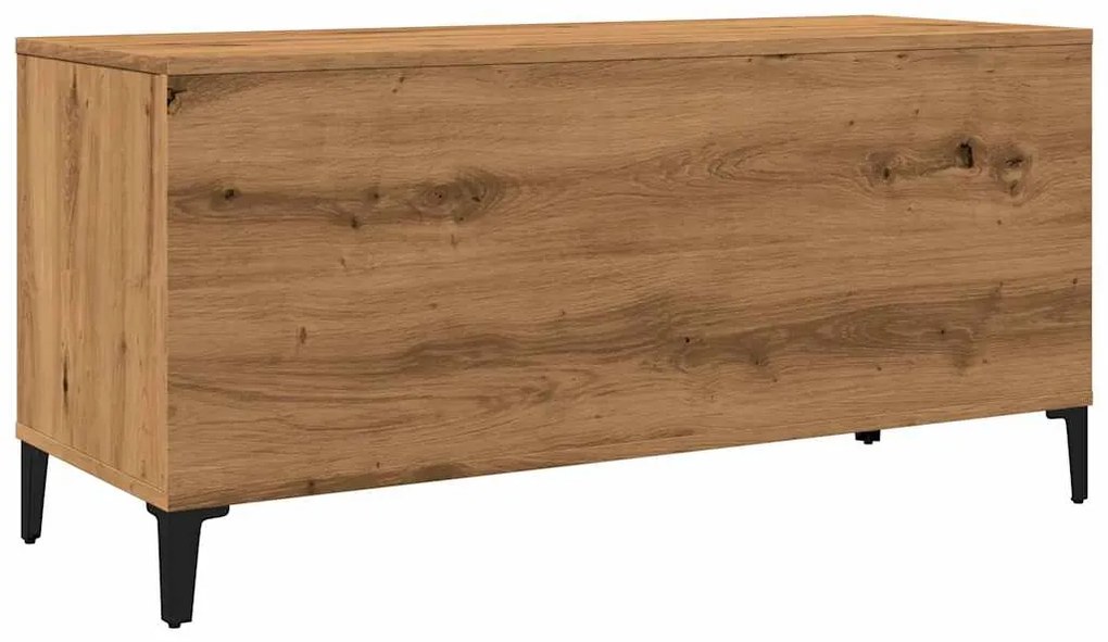 Armário p/ discos 100x38x48cm deriv. madeira carvalho artisiano