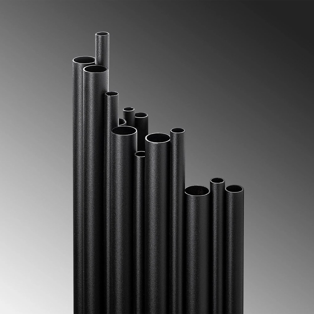 Aplique de Parede Reis – Preto – 22 cm x 50 cm x 11 cm